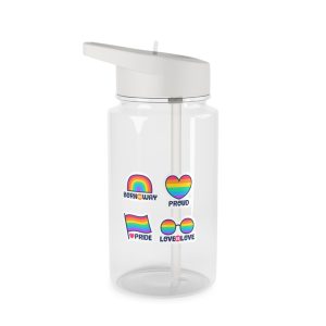Pride Day Lables Collection Tritan Water Bottle