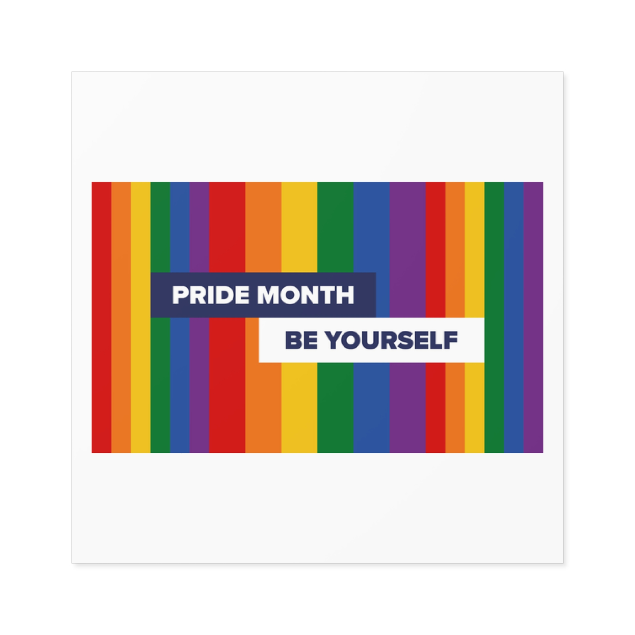 Lgbt Pride Month June Lesbian Gay Bisexual Transgender Lgbtq Flag Rainbow Vector2 Laminate Stickers Square - Image 65