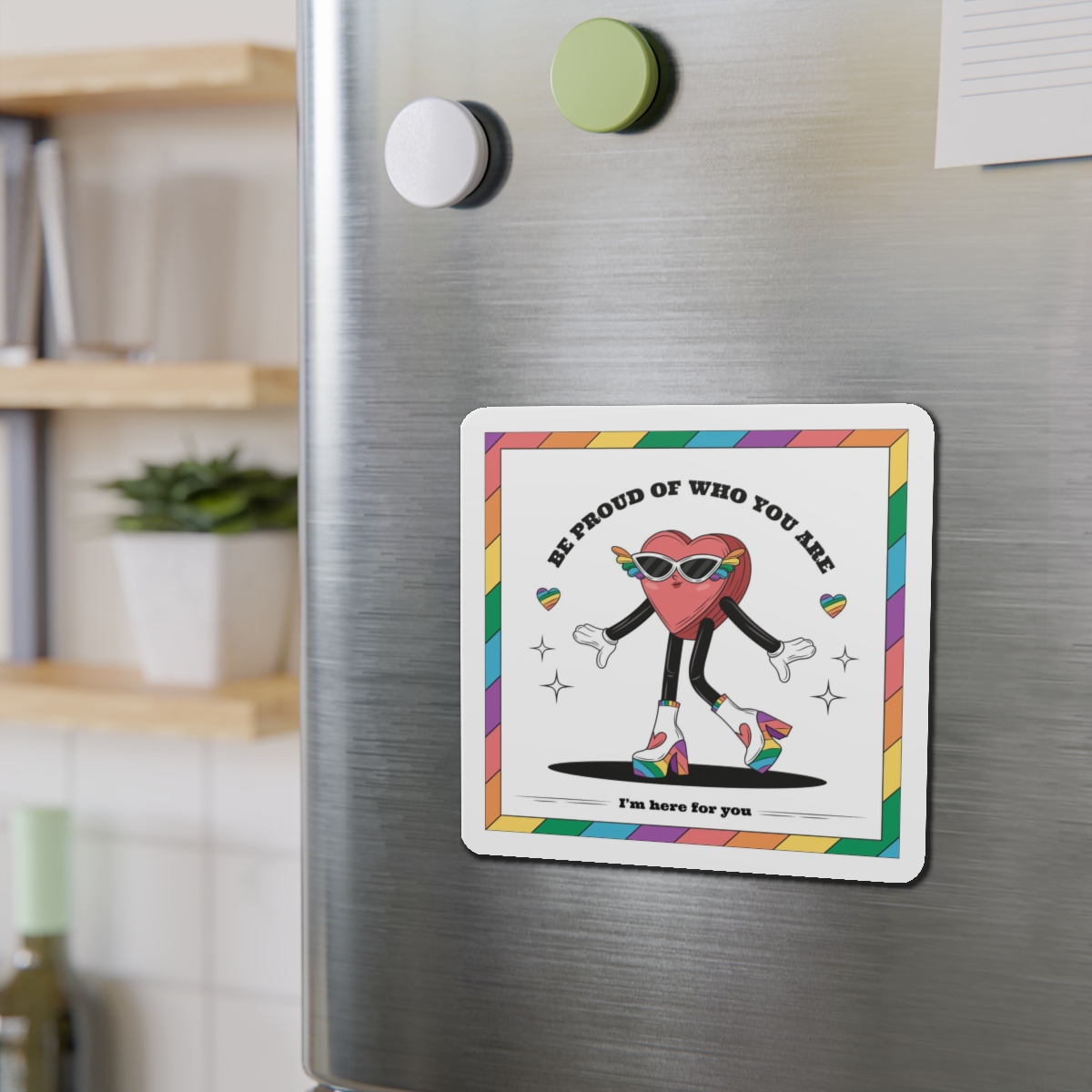 Hand Drawn Illustration Pride Month Celebration(1) Die Cut Magnets - Image 12