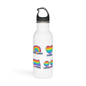 Pride Day Lables Collection Stainless Steel Water Bottle