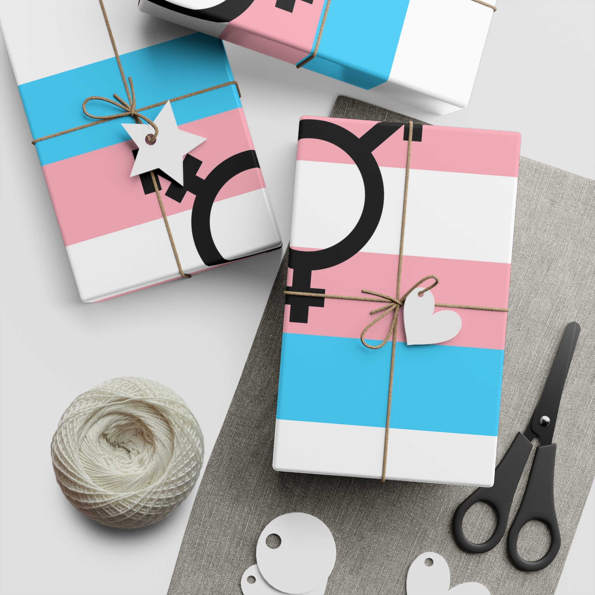 Lesbian Pride Design 8F6ADF Gift Wrapping Paper Sheets 1pc - Image 2