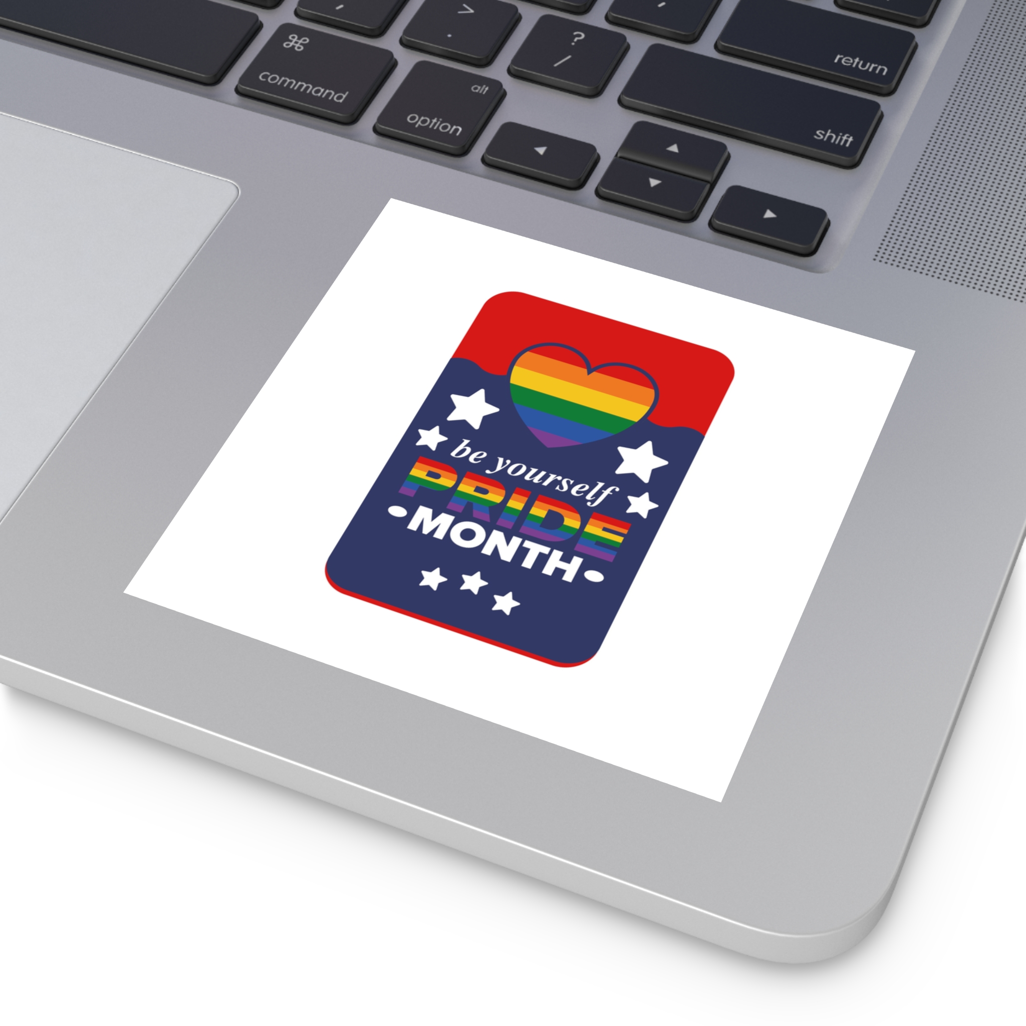Lgbt Pride Month June Lesbian Gay Bisexual Transgender Love Lgbtq Flag Rainbow Vector Laminate Stickers Square - Image 19