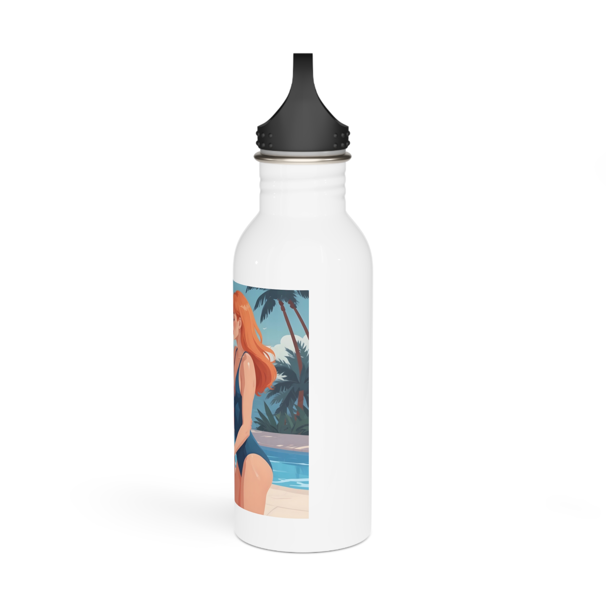 Lesbian Pride Design 9A4265 Stainless Steel Water Bottle - Image 4
