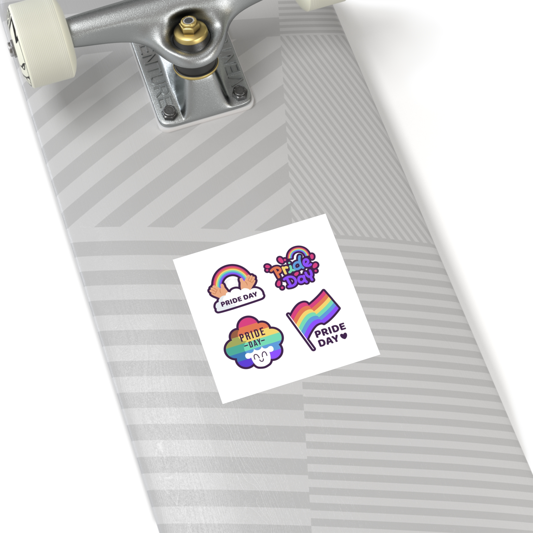 Labels With Pride Day Event Laminate Stickers Square - Image 20