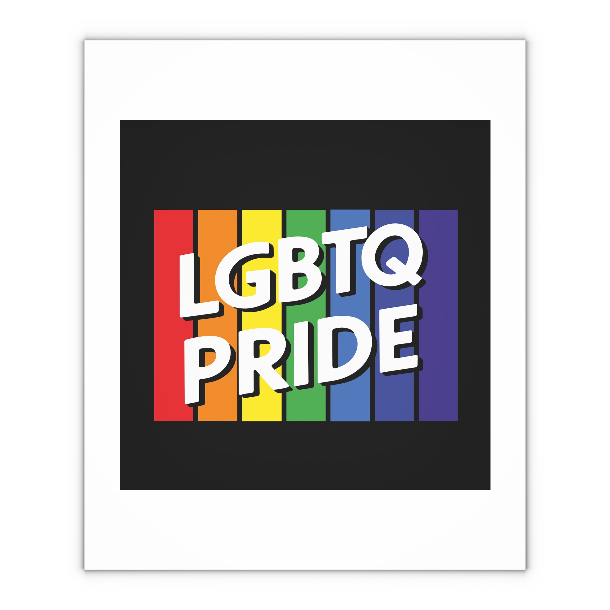 Rainbow Colored Sign That Says Rainbow Pride Pride Gift Wrapping Paper Sheets 1pc - Image 4
