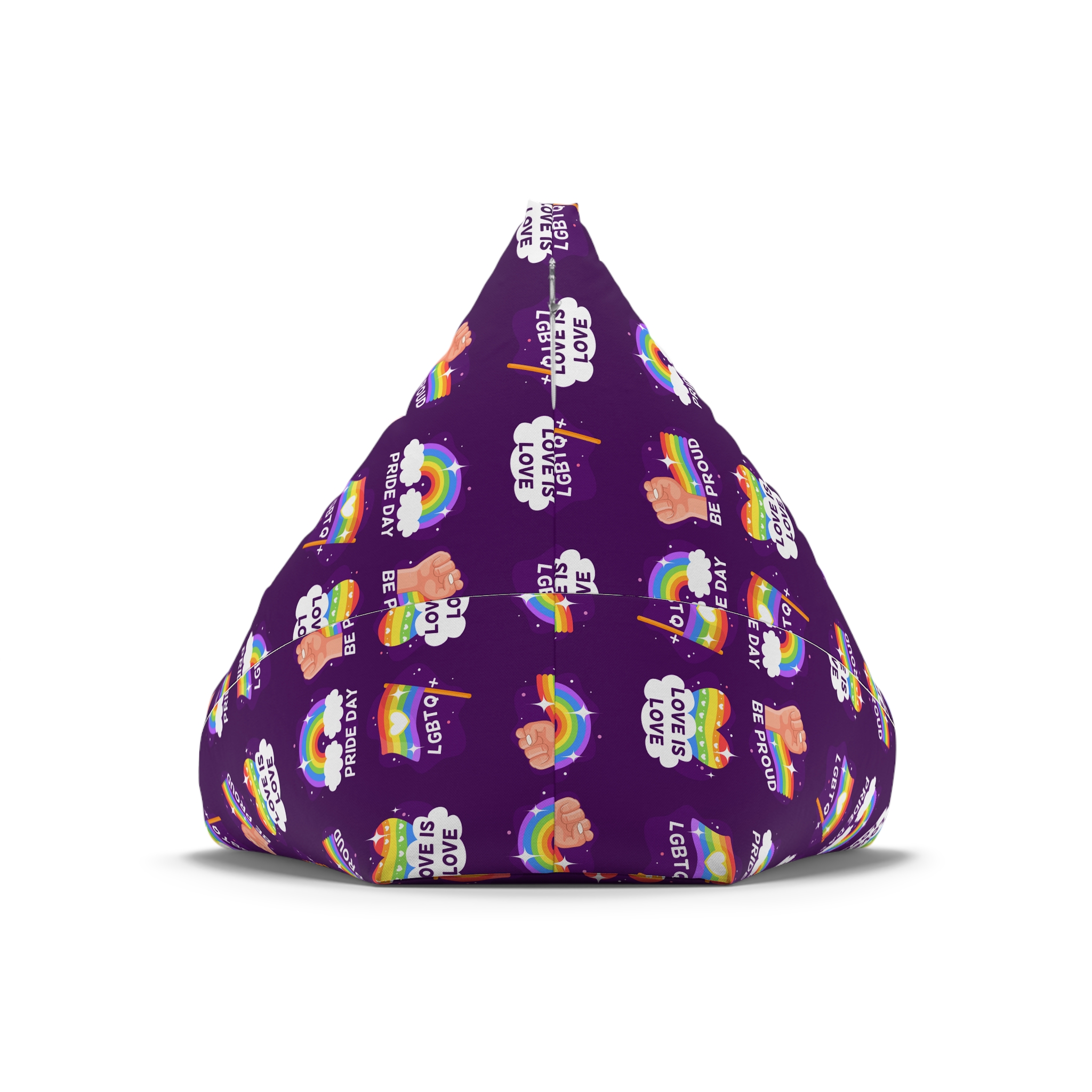 Pride Day Badges Collection Bean Bag Chair Cover - Image 6