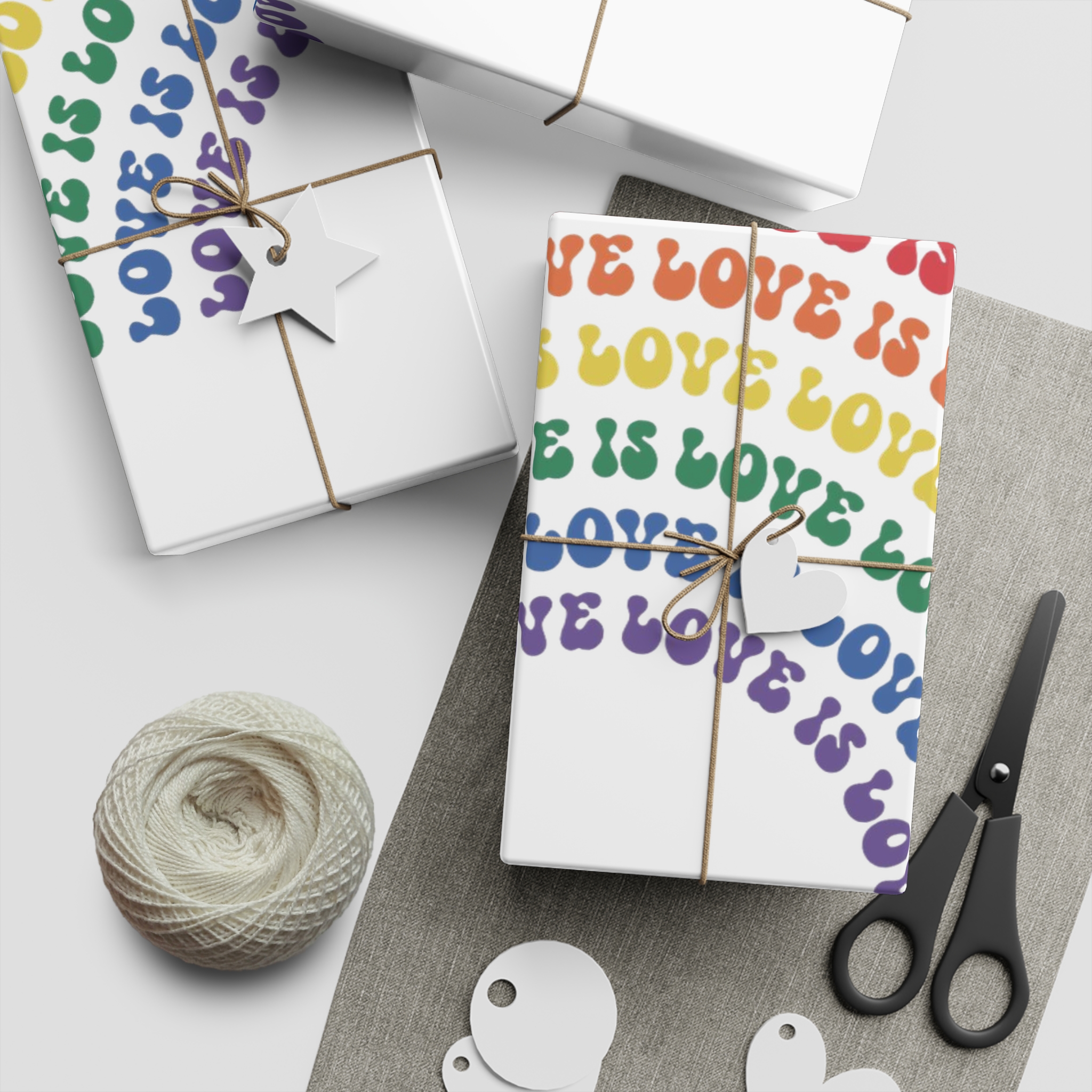 Pride Lgbtq Gay Typography Vector Tshirt Design(1) Gift Wrapping Paper Sheets 1pc - Image 5