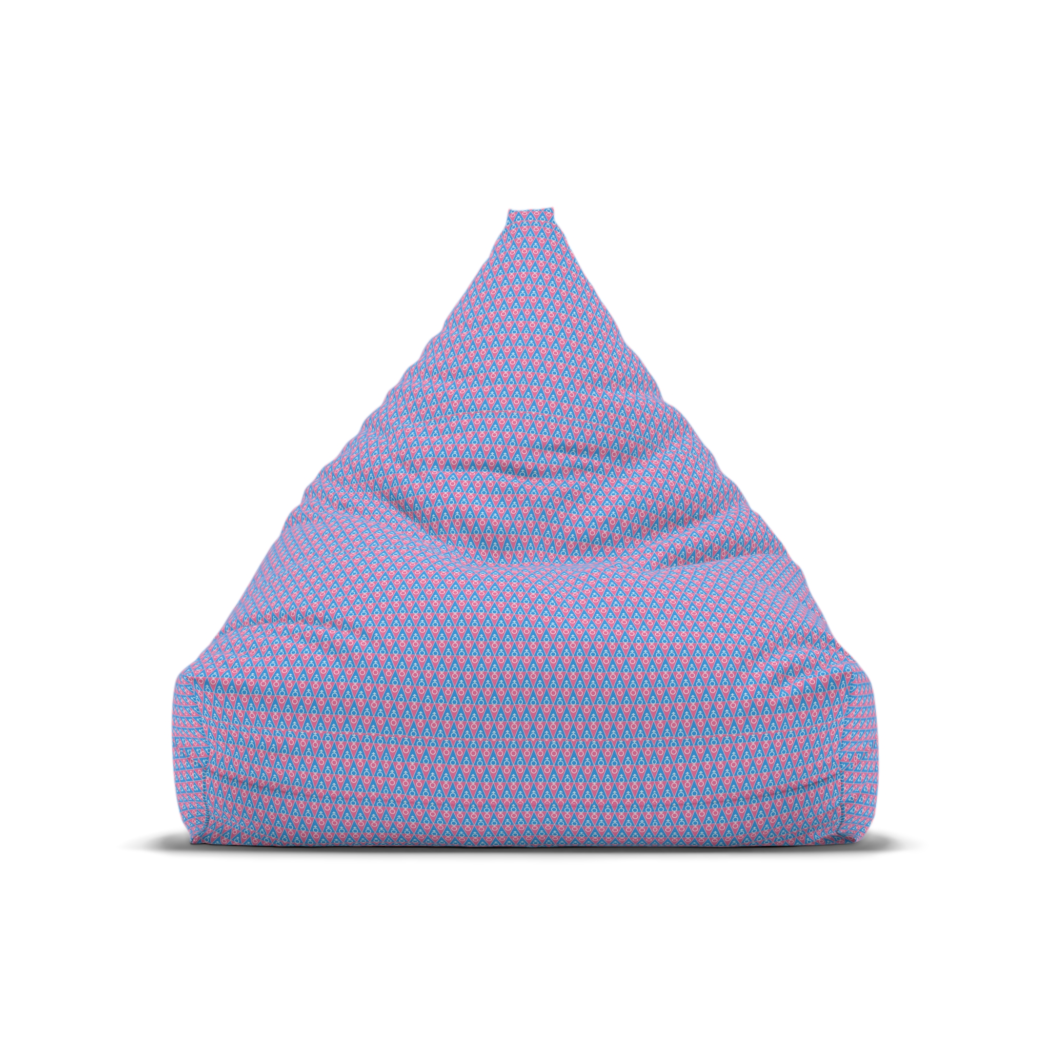Gender Symbol Pattern Bean Bag Chair Cover - Image 5