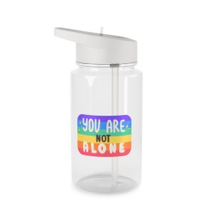 Lgbt Sticker Pack White Background Lgbtq Set Symbol Lgbt Pride Community Rainbow Elements Vector Hand Draw Illustration Hand Drawn Lettering (2) Tritan Water Bottle