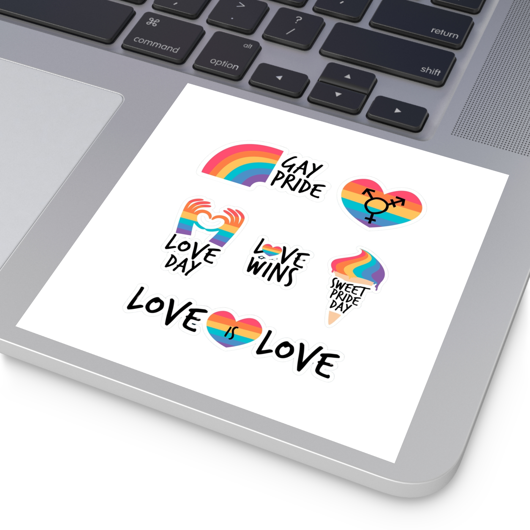 Pride Day Label Pack Theme Laminate Stickers Square - Image 43