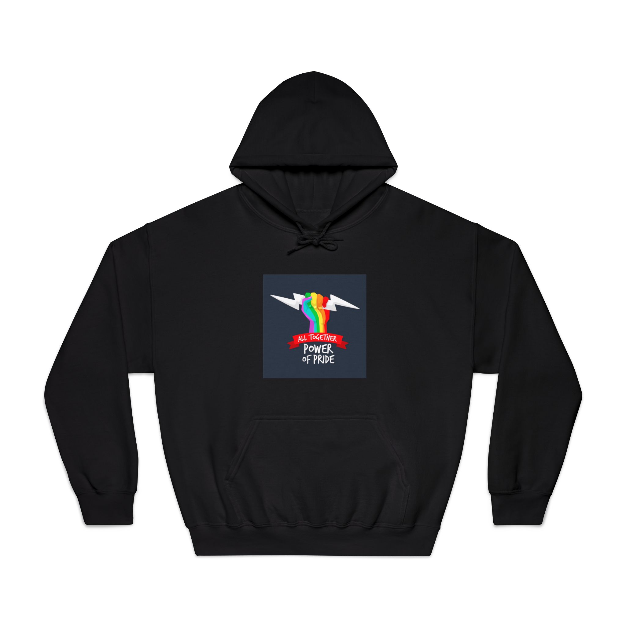 Pride Day Event Theme Unisex Dryblend Hooded Sweatshirt - Image 9
