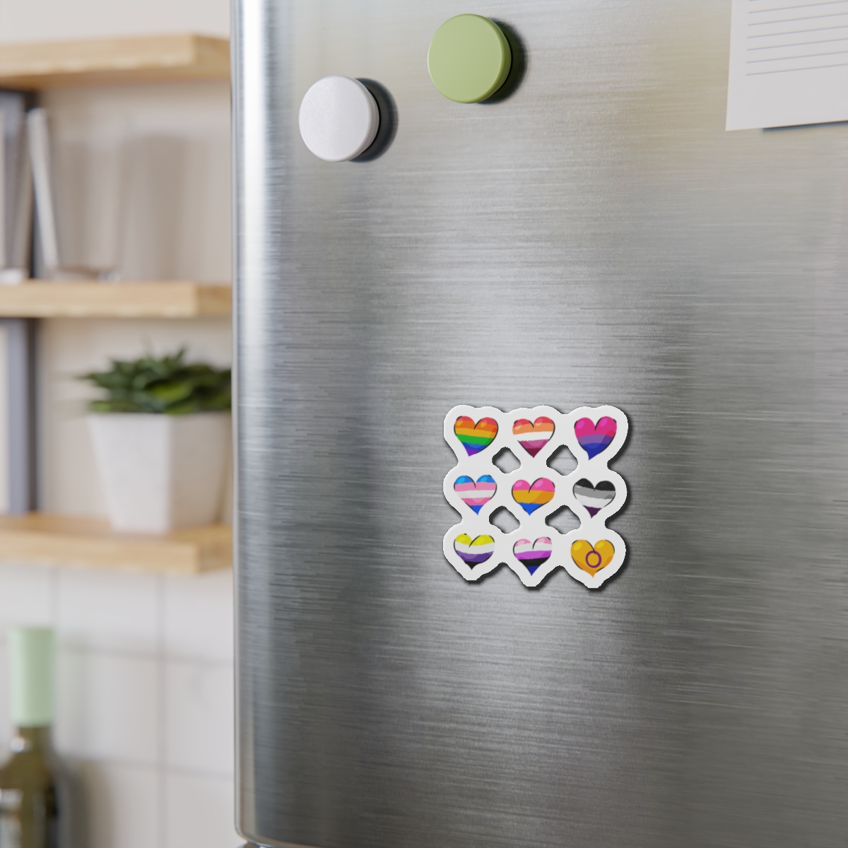 Flat Lgbt Pride Month Flags Collection Die Cut Magnets - Image 6