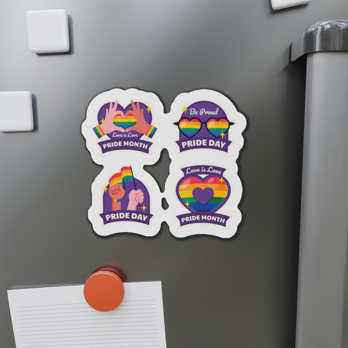 Labels Collection Pride Month Celebration Die Cut Magnets - Image 14