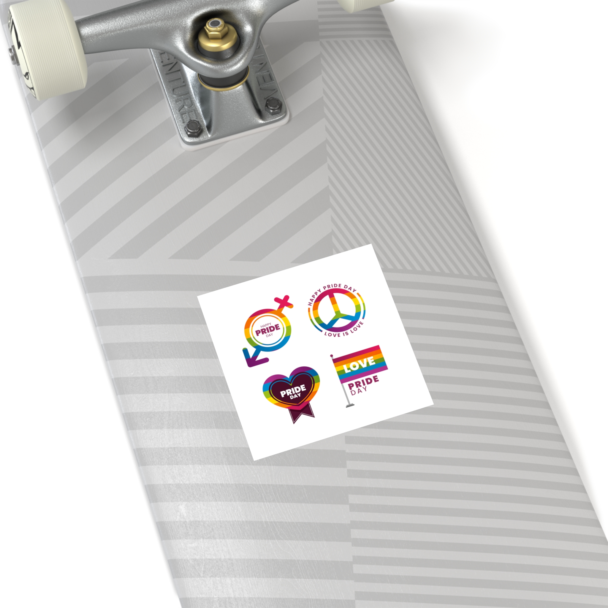 Label Collection With Pride Day Theme (1) Laminate Stickers Square - Image 28