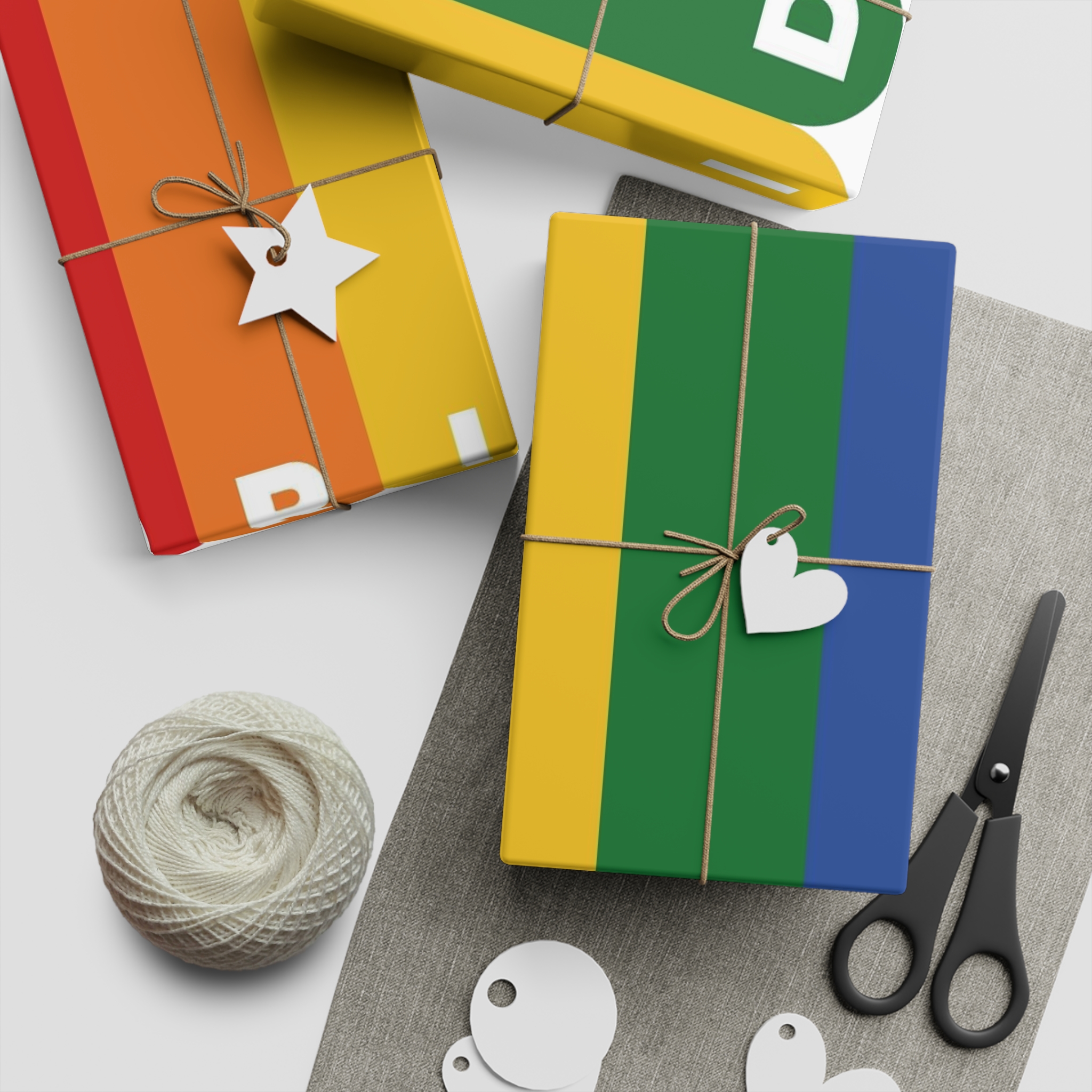 Lgbt Pride Month June Lesbian Gay Bisexual Transgender Lgbtq Flag Rainbow Vector Gift Wrapping Paper Sheets 1pc - Image 5