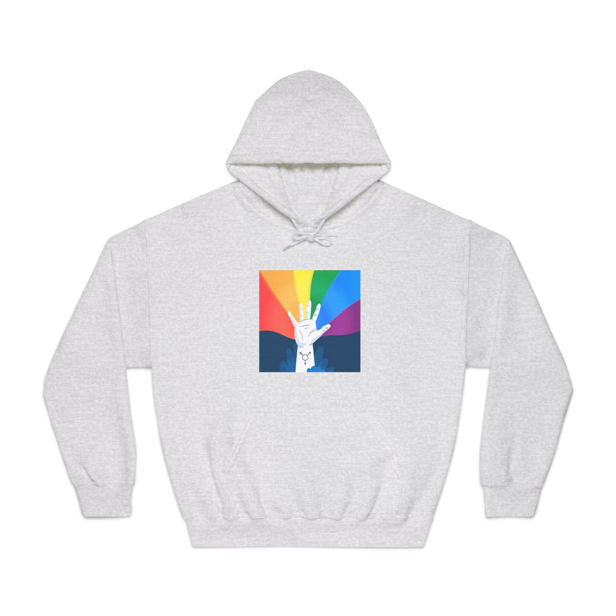Pride Day Concept Unisex Dryblend Hooded Sweatshirt - Image 5