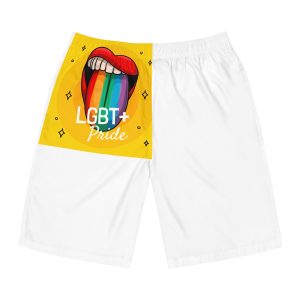 Hand Drawn Pride Month Lgbt Illustration Mens Board Shorts Aop