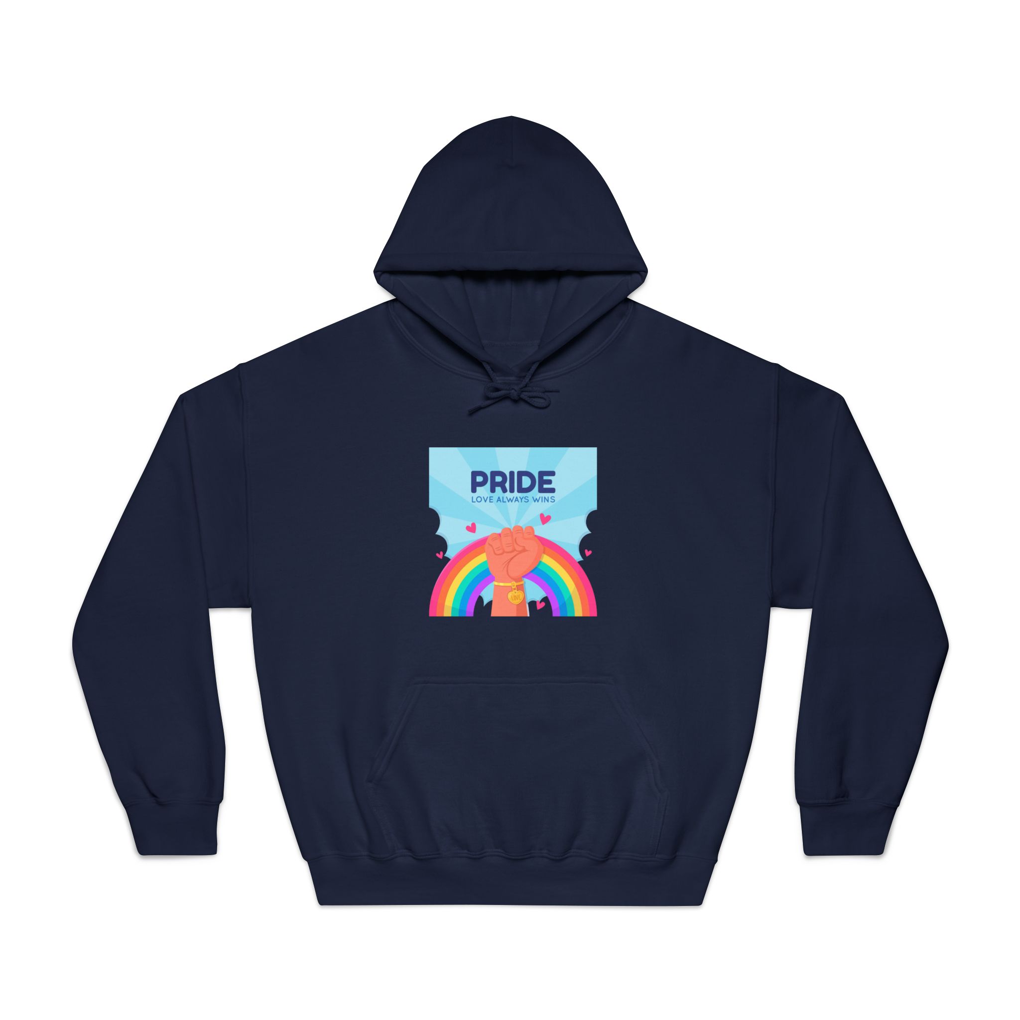 Pride Day Concept Unisex Dryblend Hooded Sweatshirt - Image 29