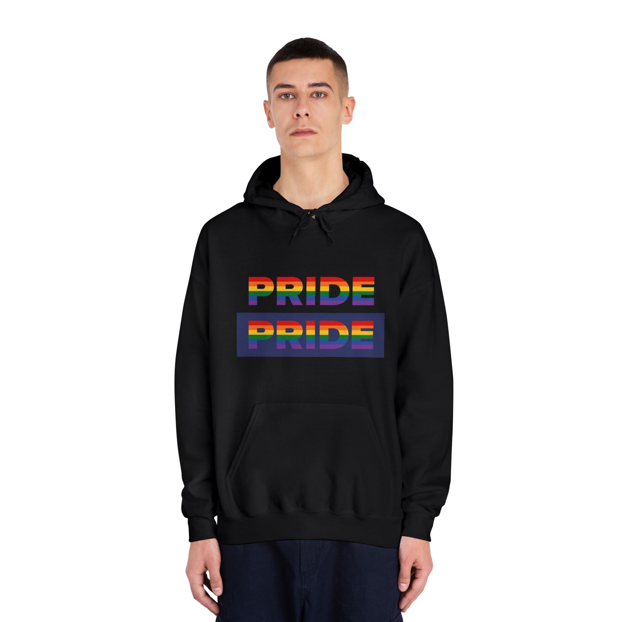 Lgbt Pride Month June Lesbian Gay Bisexual Transgender Lgbtq Flag Rainbow Vector(3) Unisex Dryblend Hooded Sweatshirt - Image 11