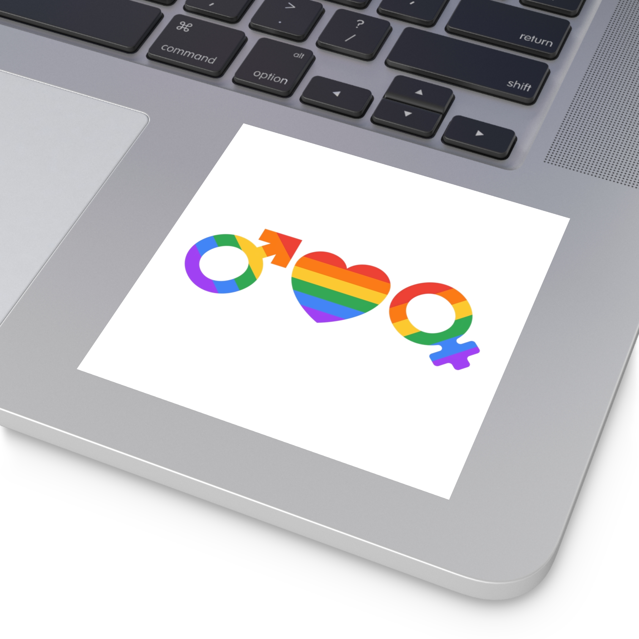 Lgbt Pride Month June Lesbian Gay Bisexual Transgender Lgbtq Flag Rainbow Vector(2) Laminate Stickers Square - Image 19