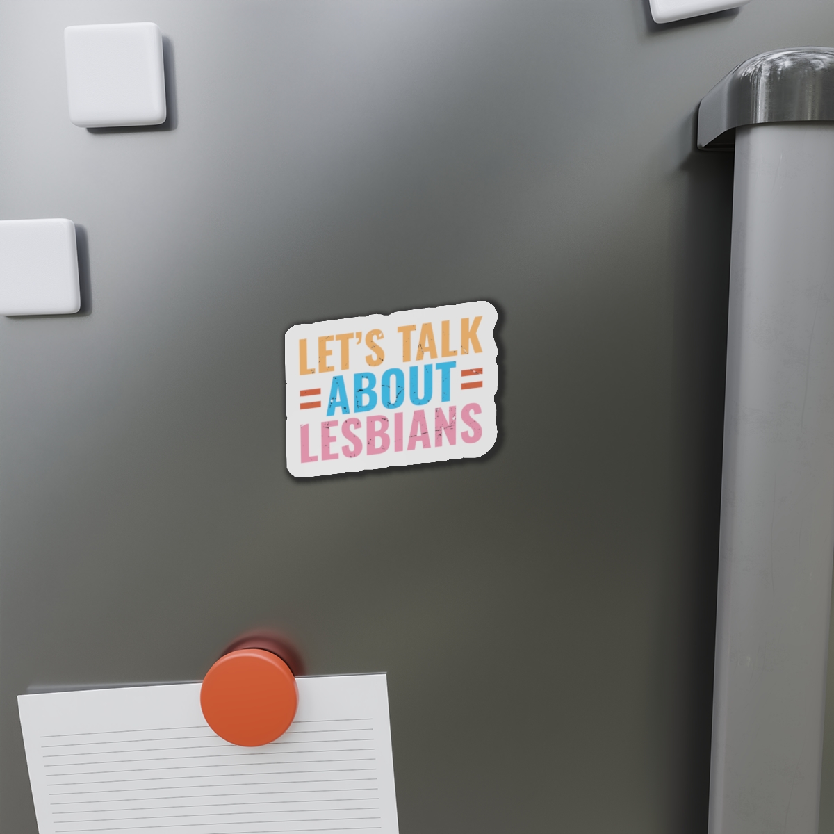 Lets Talk About Lesbians Die Cut Magnets - Image 8