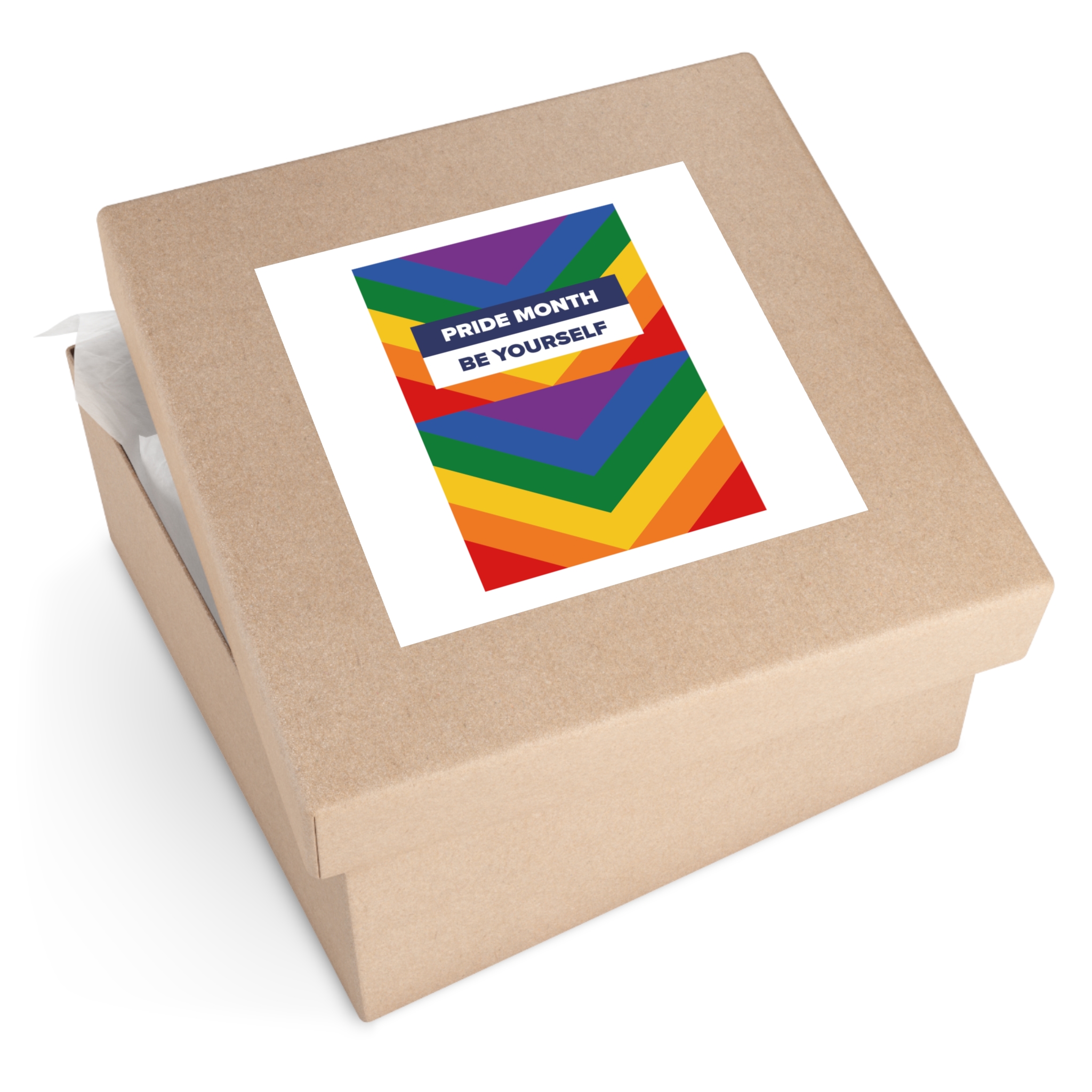 Lgbt Pride Month June Lesbian Gay Bisexual Transgender Lgbtq Flag Rainbow Vector(1)2 Laminate Stickers Square - Image 59