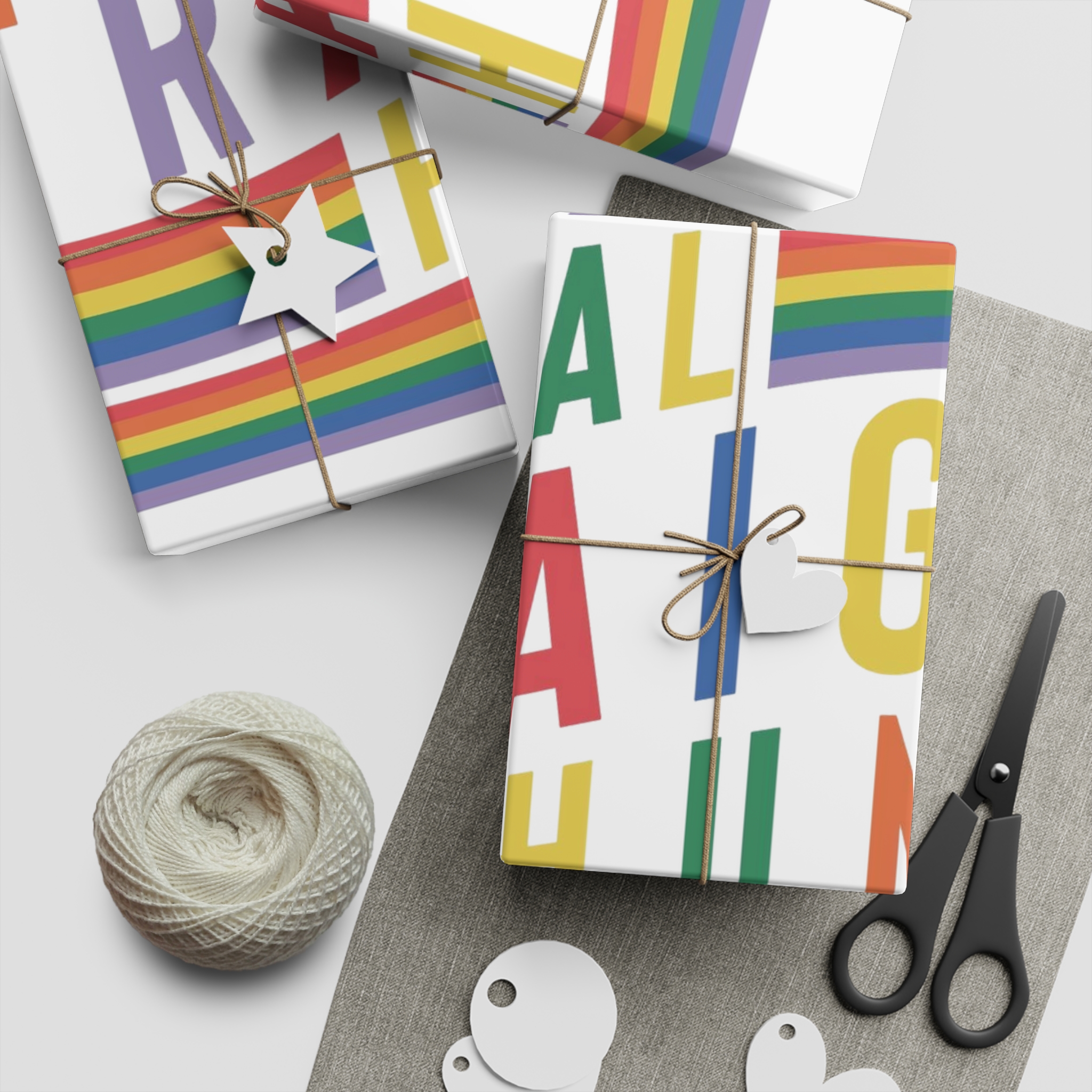 Lgbtq Pride Month Svg Design Bundle(2) Gift Wrapping Paper Sheets 1pc - Image 5