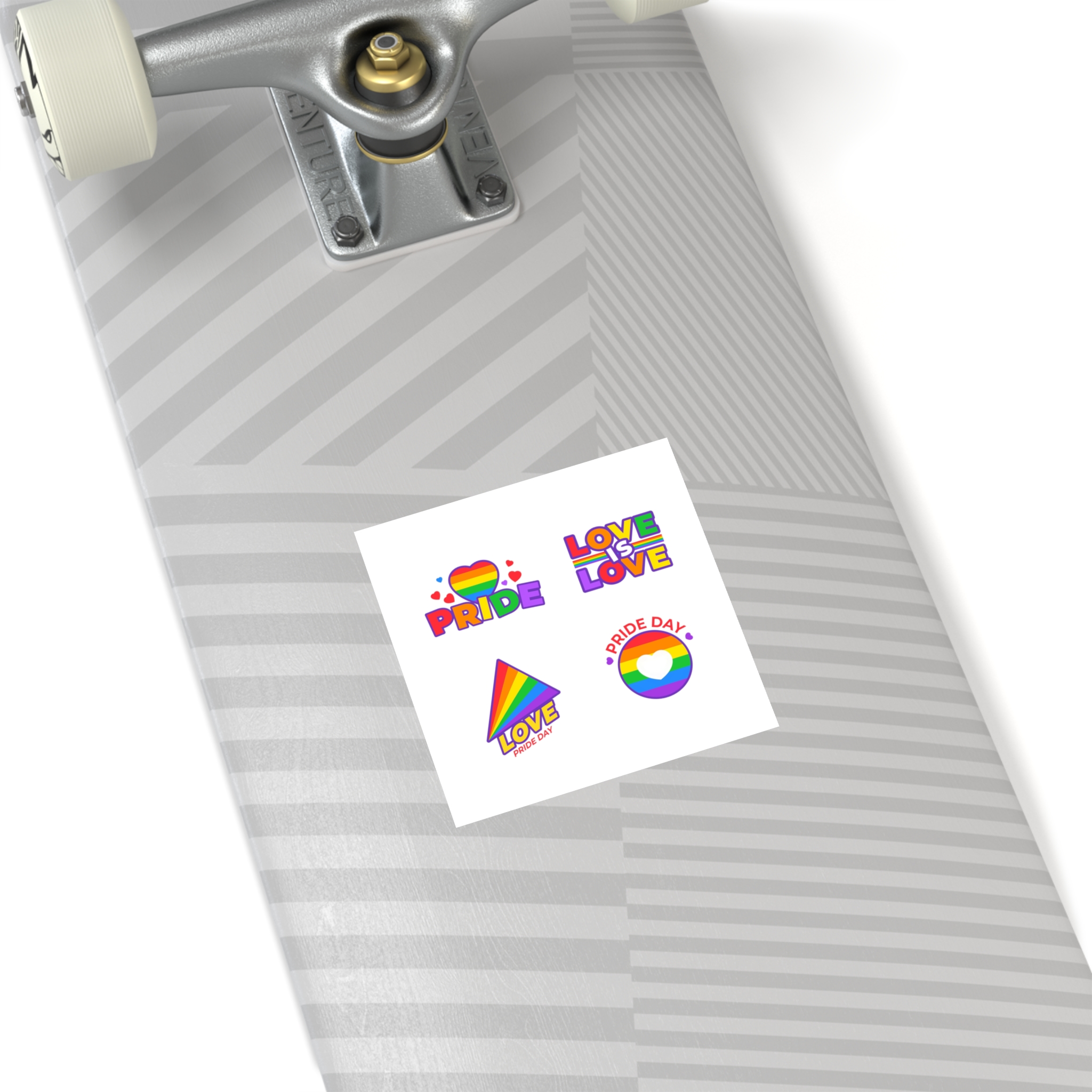 Illustrations Pride Day Badges Laminate Stickers Square - Image 28