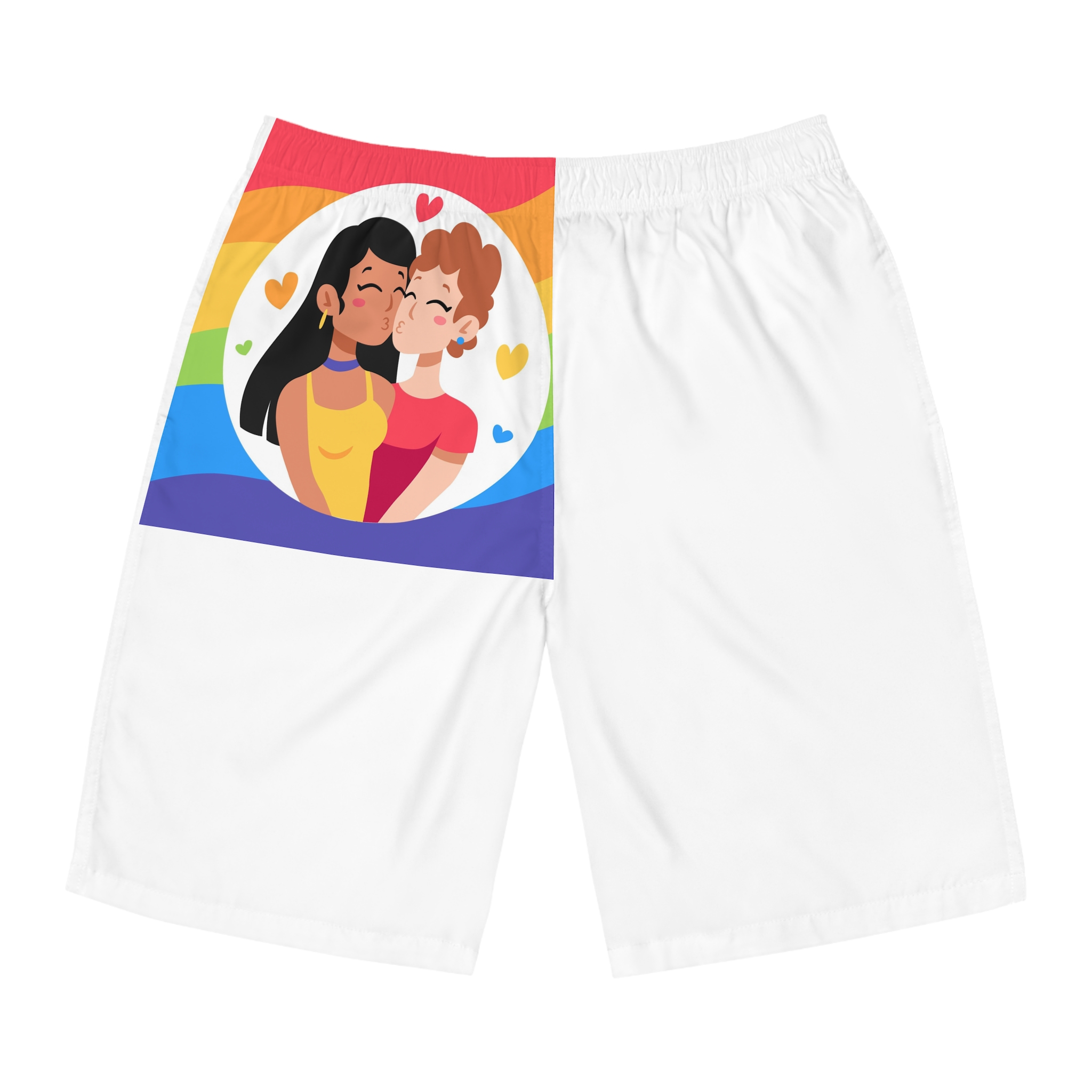 Lesbian Pride Design EF902A Mens Board Shorts Aop