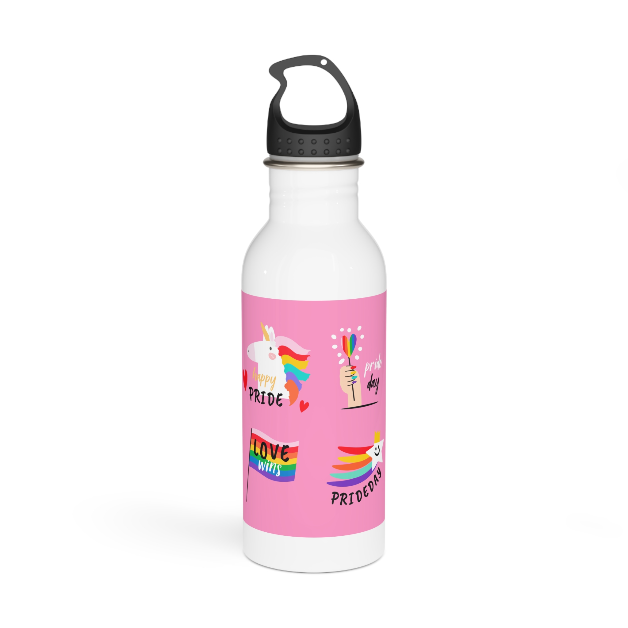 Pride Day Label Collection Theme Stainless Steel Water Bottle