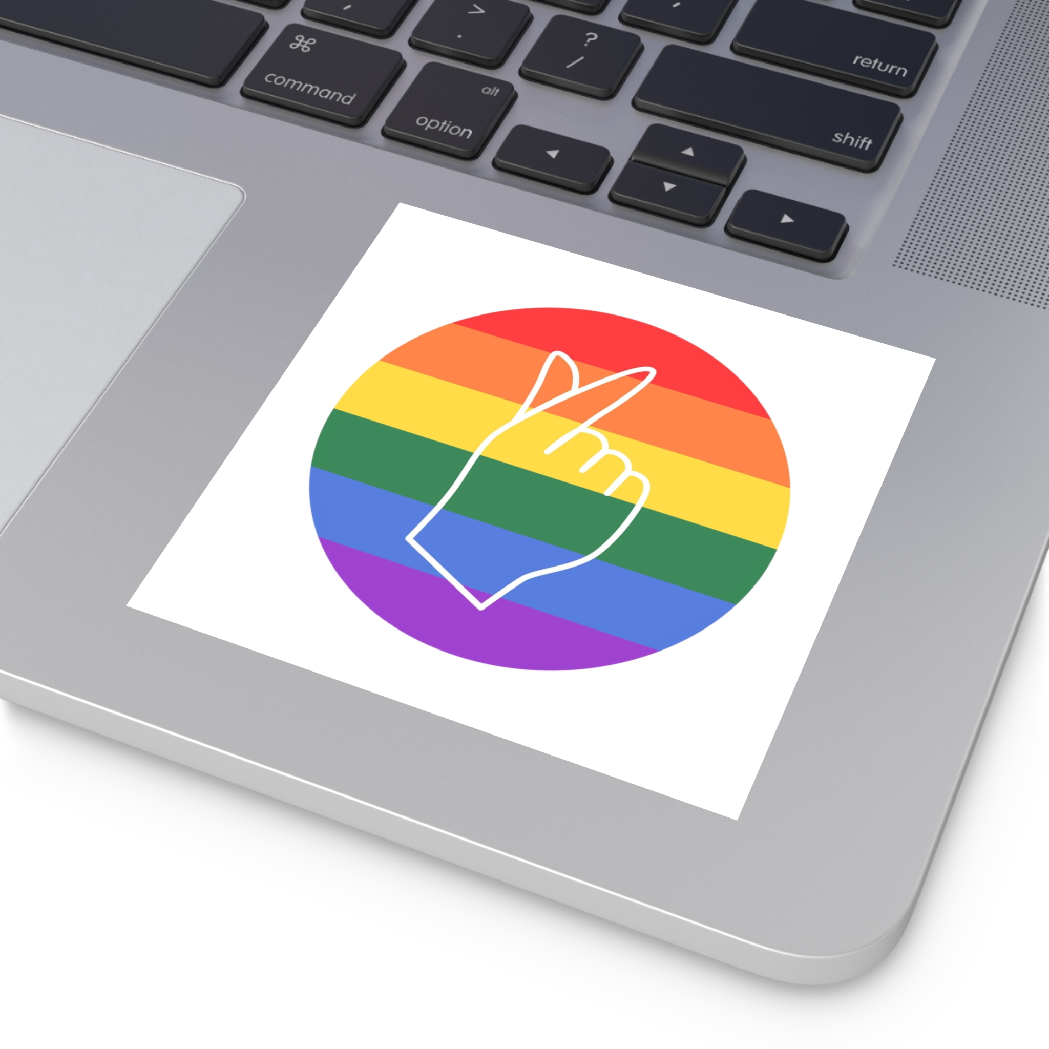 Lgbtq Diversity Rainbow Pride Concept Vector Isolated Illustration Laminate Stickers Square - Image 27