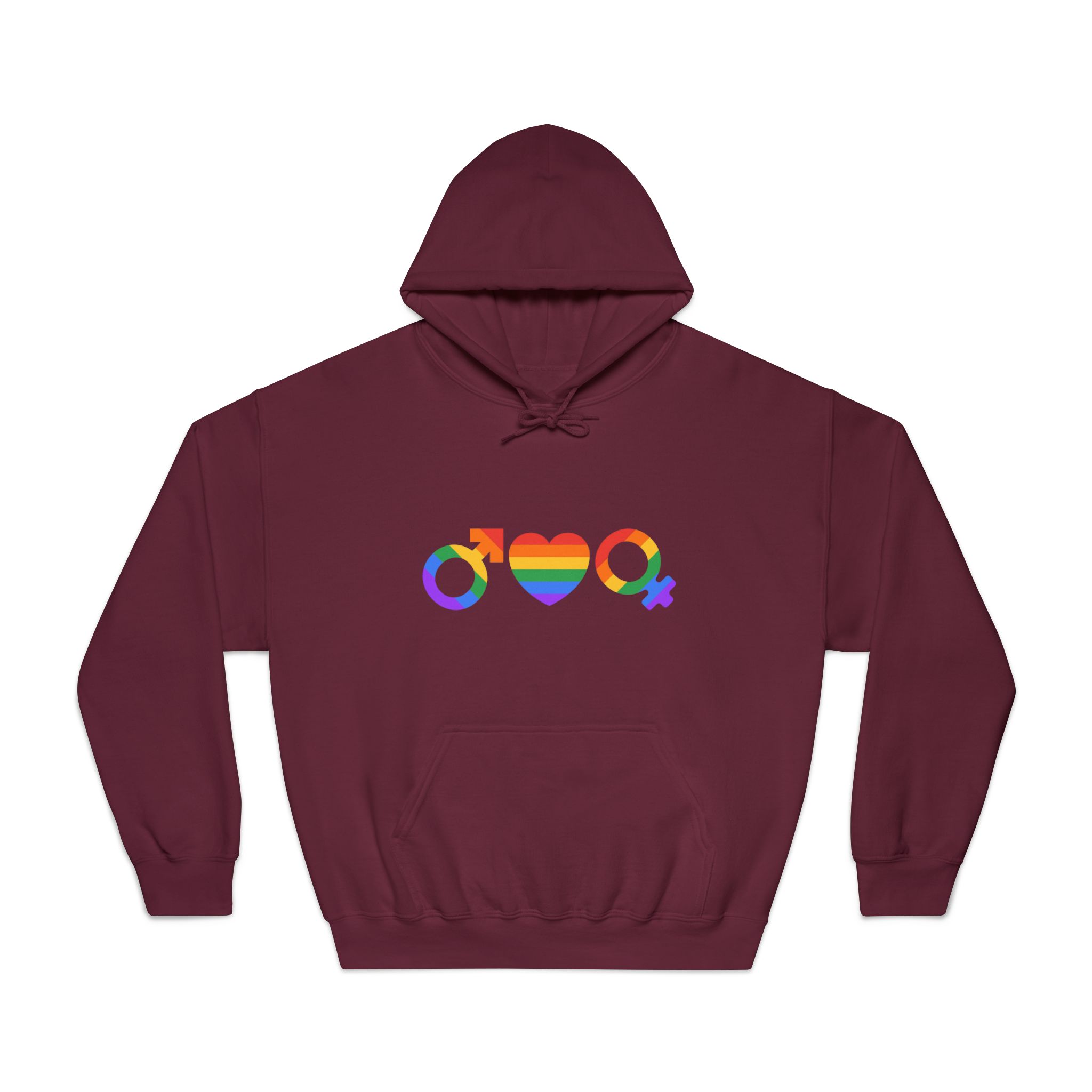 Lgbt Pride Month June Lesbian Gay Bisexual Transgender Lgbtq Flag Rainbow Vector(2) Unisex Dryblend Hooded Sweatshirt - Image 17