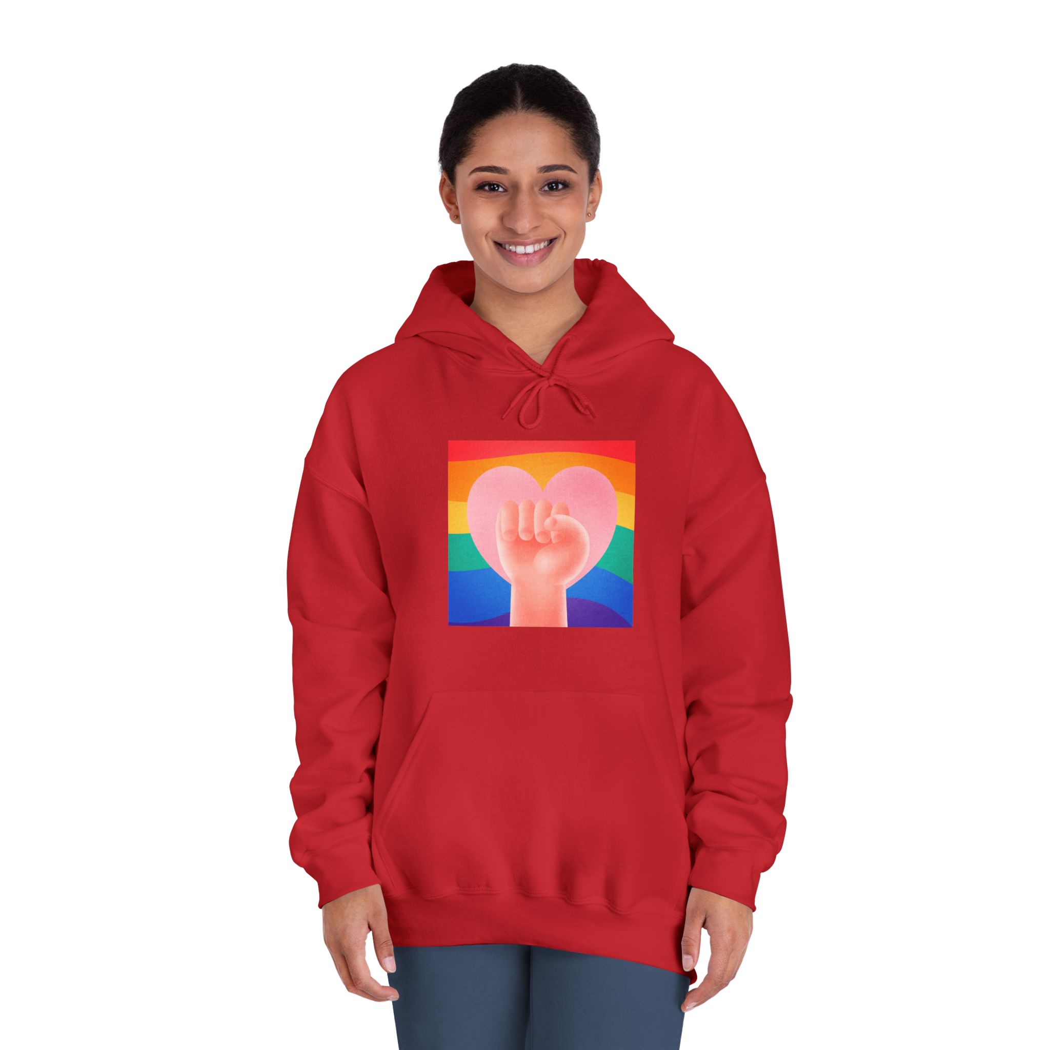Pride Day Concept 2 Unisex Dryblend Hooded Sweatshirt - Image 36