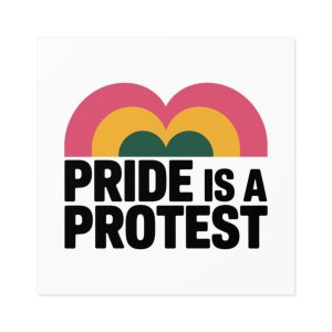 Price Isa Protest T Shirt Design Isolated White Background Laminate Stickers Square