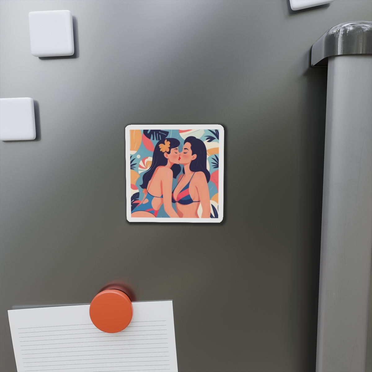 Lesbian Pride Design 7397DE Die Cut Magnets - Image 5