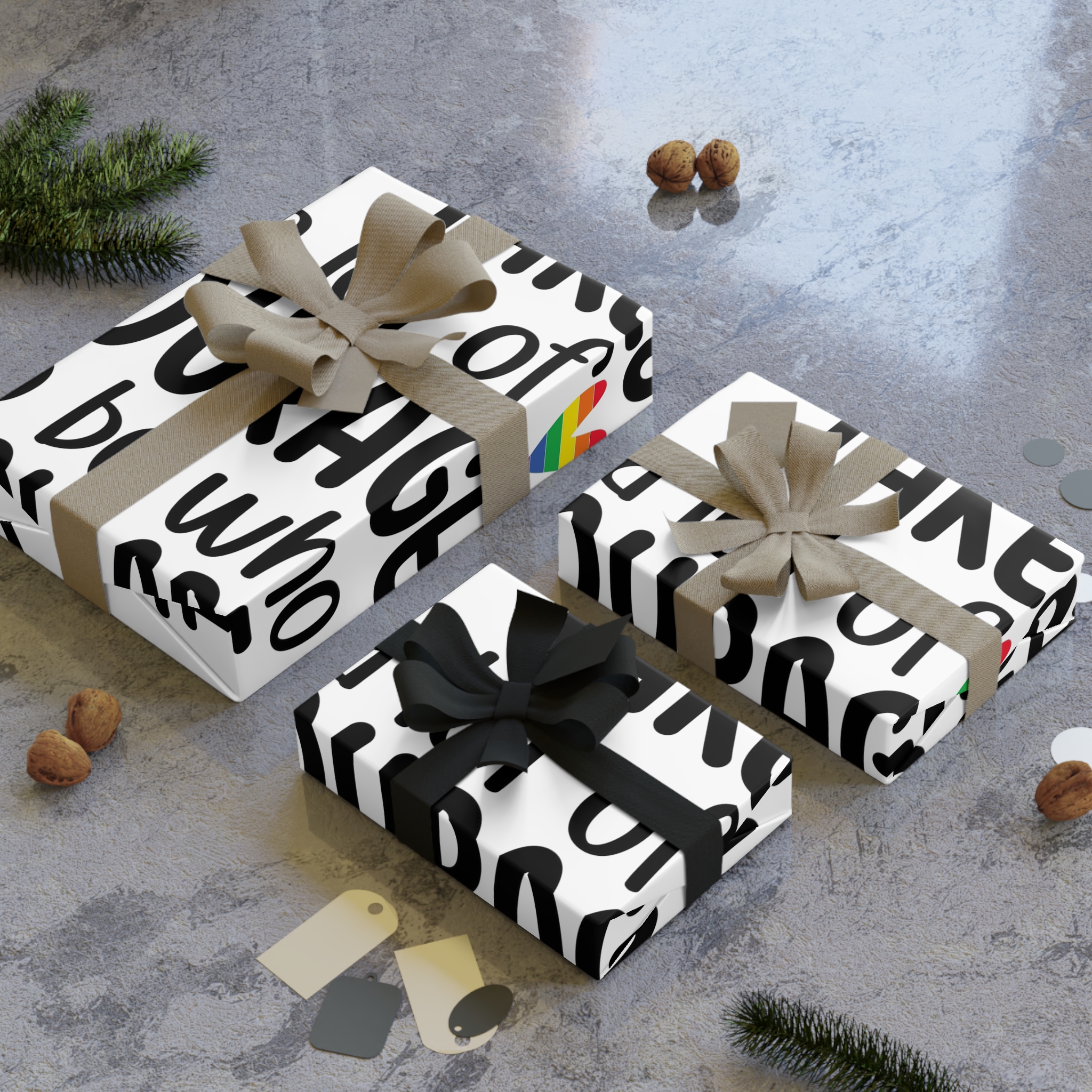 Gay Pride Svg Design(3) Gift Wrapping Paper Rolls 1pc - Image 4