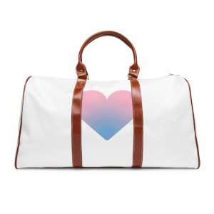 Gradient Heart Symbol Love Affection Waterproof Travel Bag