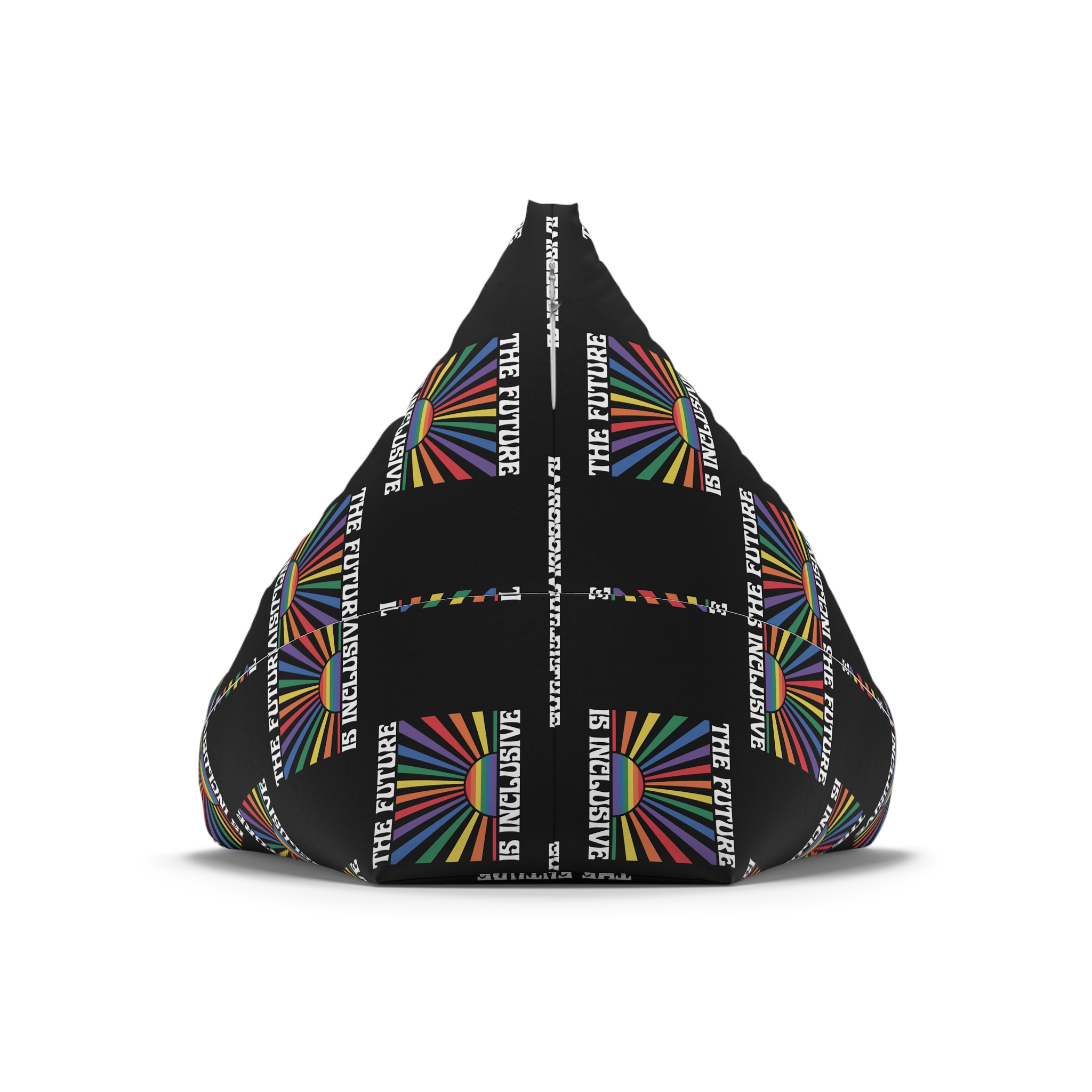 Pride Lgbtq Gay Typography Vector Tshirt Design Bean Bag Chair Cover - Image 6