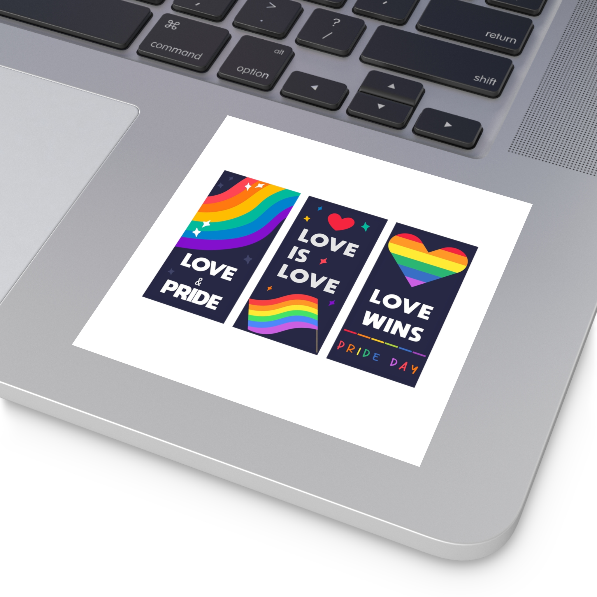Lgbt Wallpapers Pride Day Celebration Laminate Stickers Square - Image 27