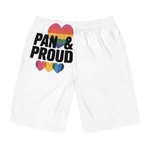 Pan Proud T Shirt Design Isolated White Background 2 Mens Board Shorts Aop