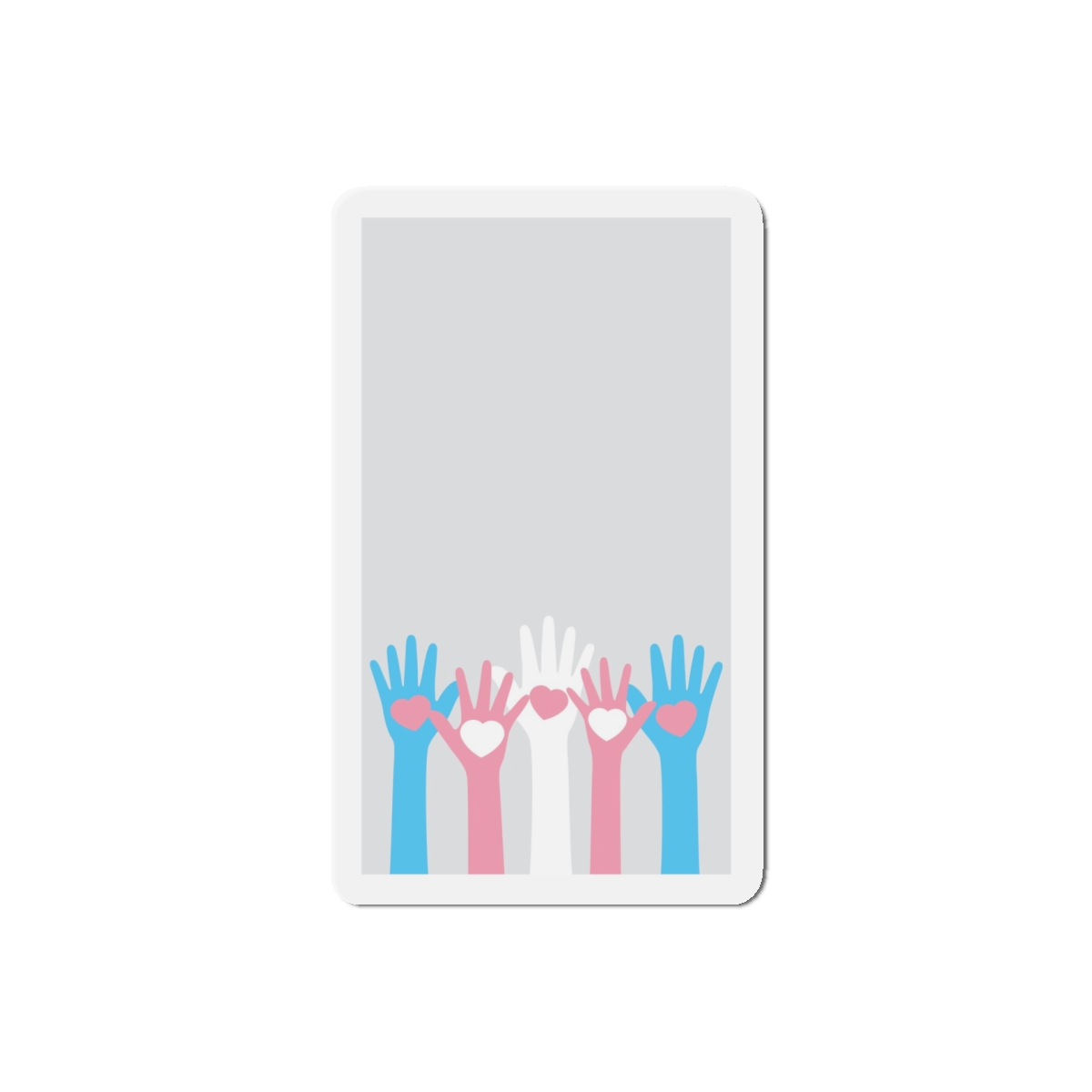 Lesbian Pride Design FE58DC Die Cut Magnets - Image 10