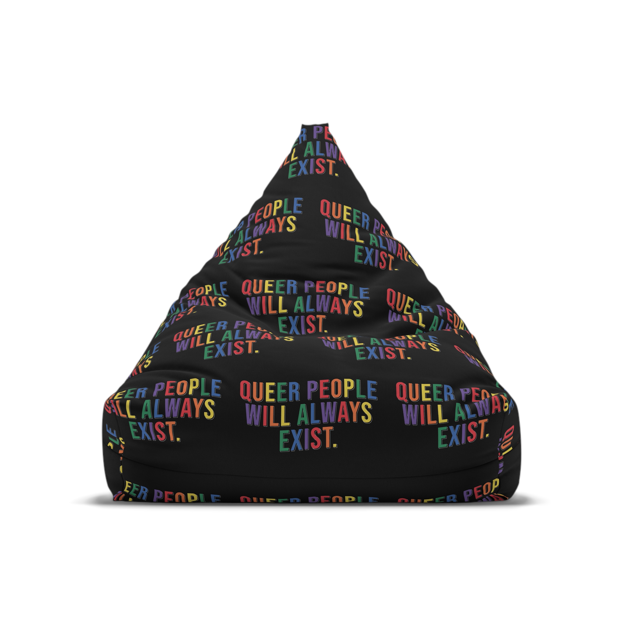 Pride Lgbtq Gay Typography Vector Tshirt Design(12) Bean Bag Chair Cover - Image 5