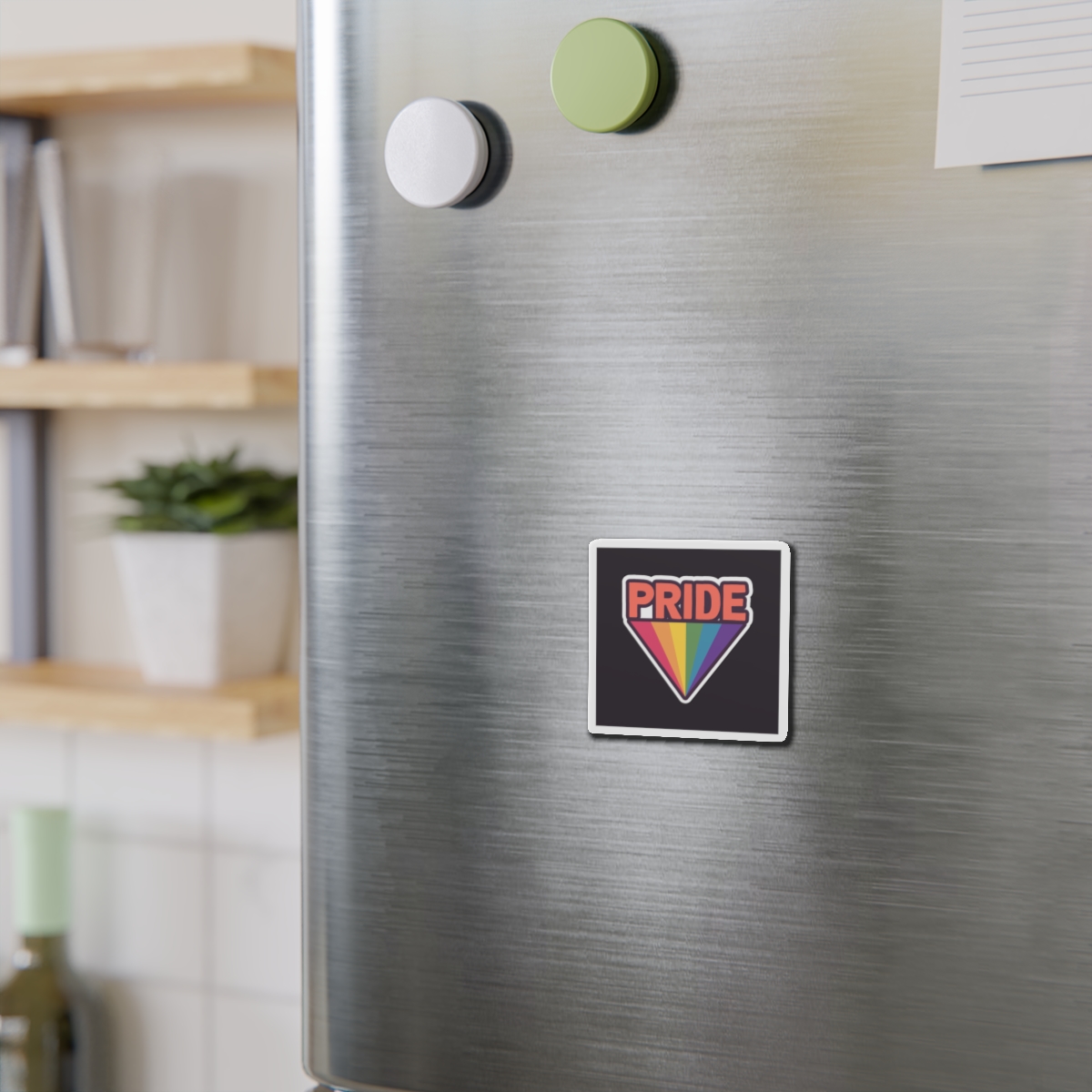 Pride With Rainbow Die Cut Magnets - Image 3