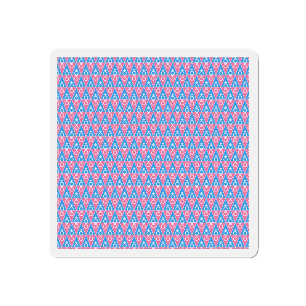 Gender Symbol Pattern Die Cut Magnets - Image 4
