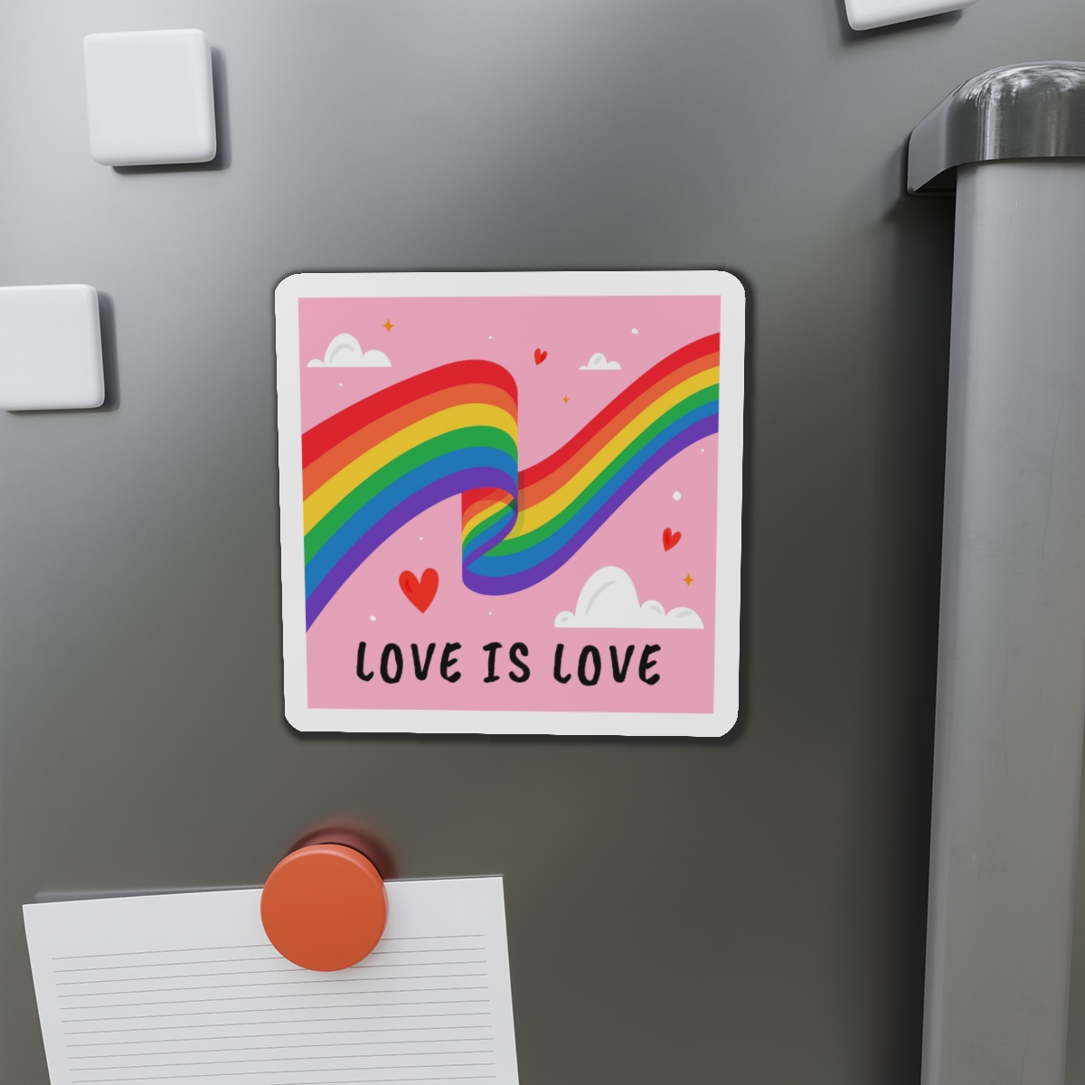 Colorful Flag Pride Day Die Cut Magnets - Image 11
