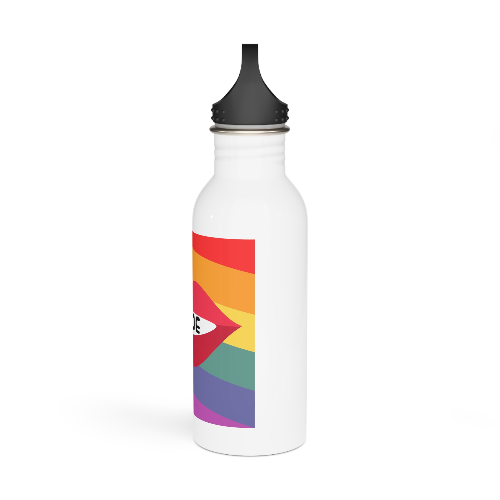 Lesbian Pride Design 4C2A60 Stainless Steel Water Bottle - Image 4
