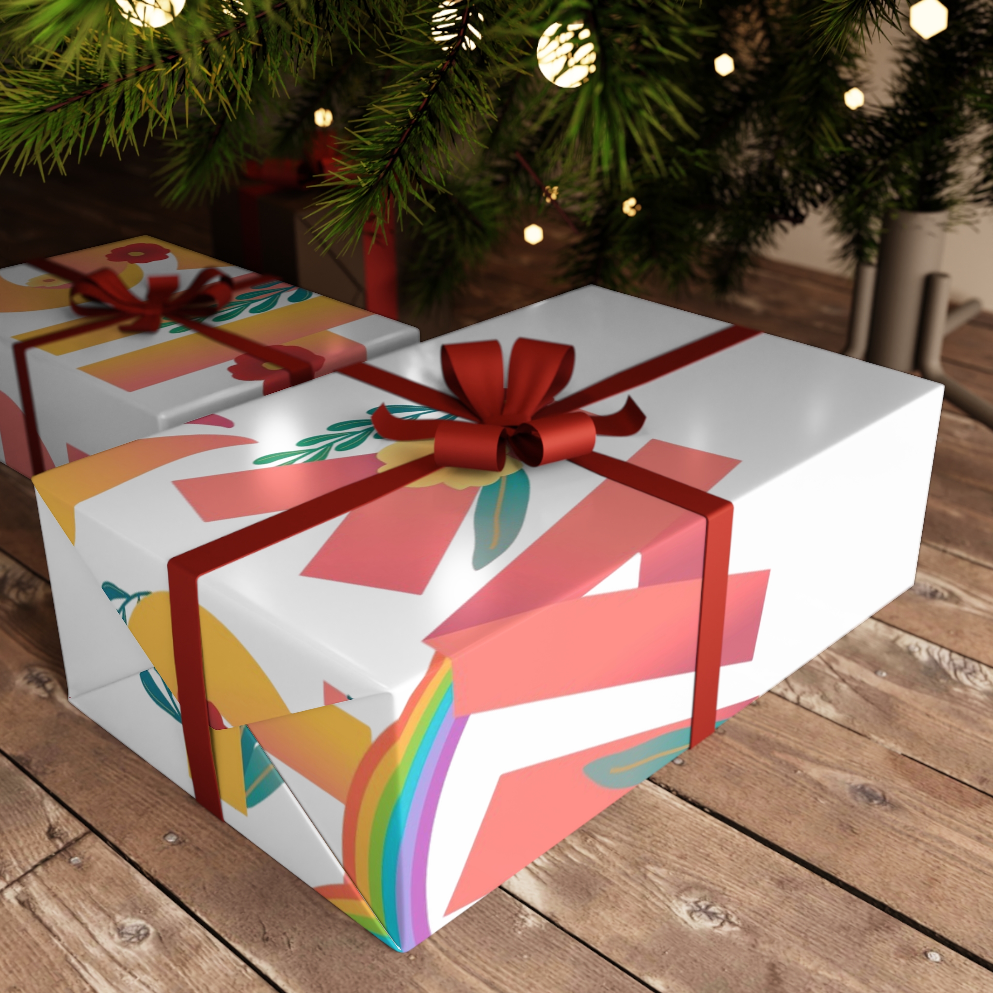 Pride Day Positive Lettering Design Gift Wrapping Paper Sheets 1pc - Image 6