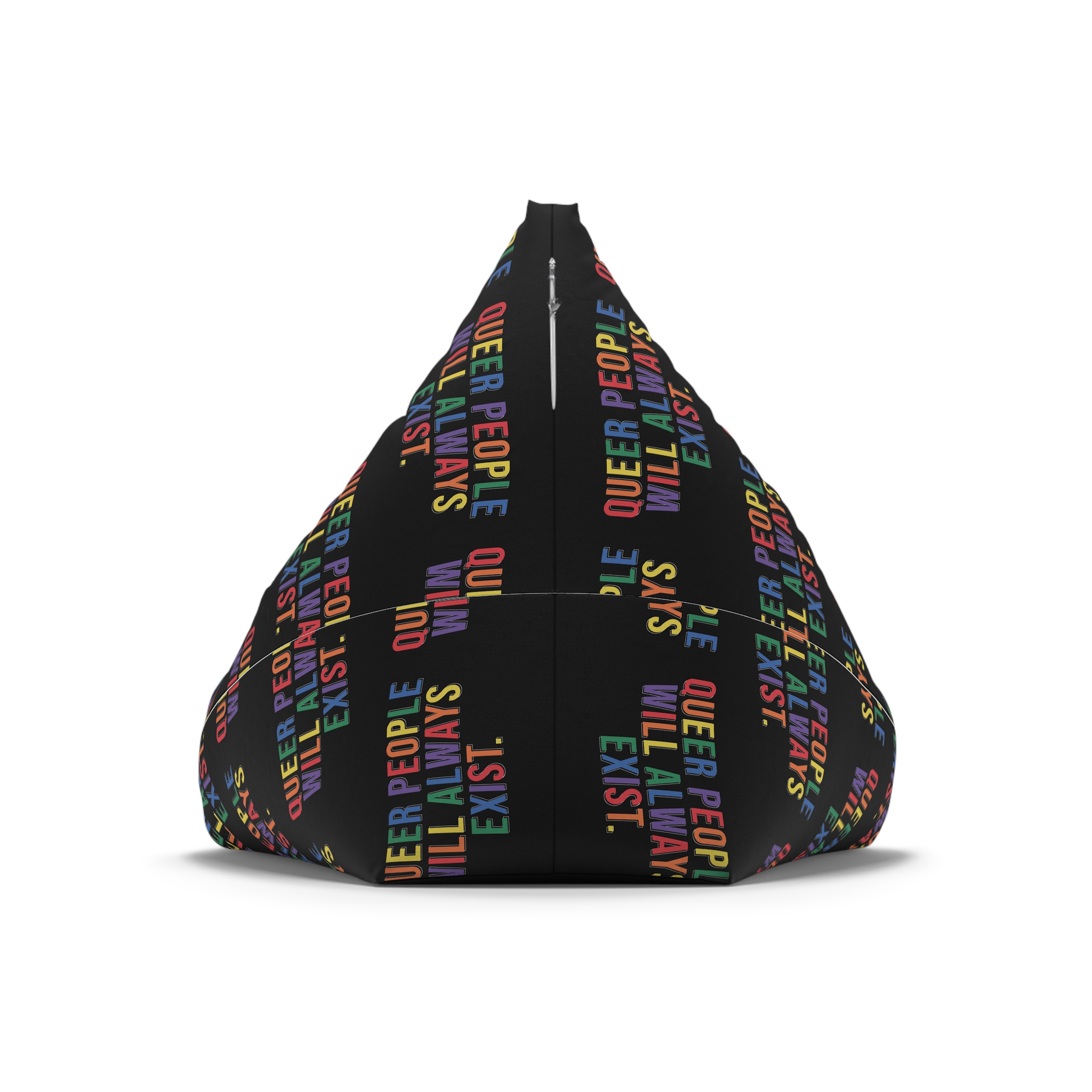 Pride Lgbtq Gay Typography Vector Tshirt Design(12) Bean Bag Chair Cover - Image 6