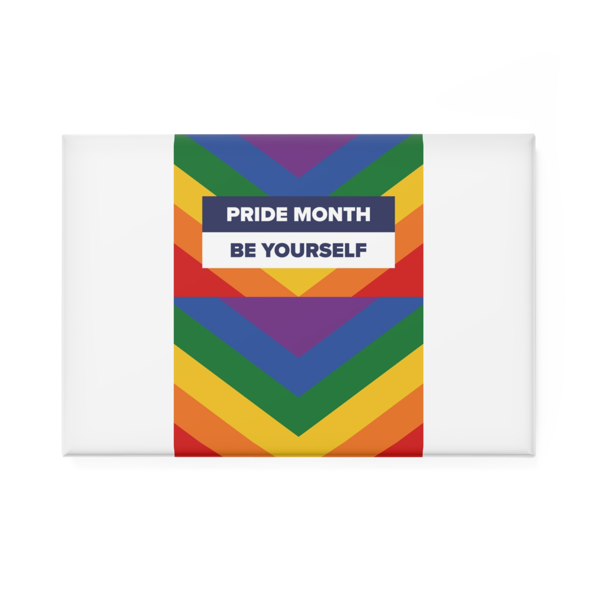 Lgbt Pride Month June Lesbian Gay Bisexual Transgender Lgbtq Flag Rainbow Vector(1)2 Button Magnet Rectangle 1 And 10 Pcs