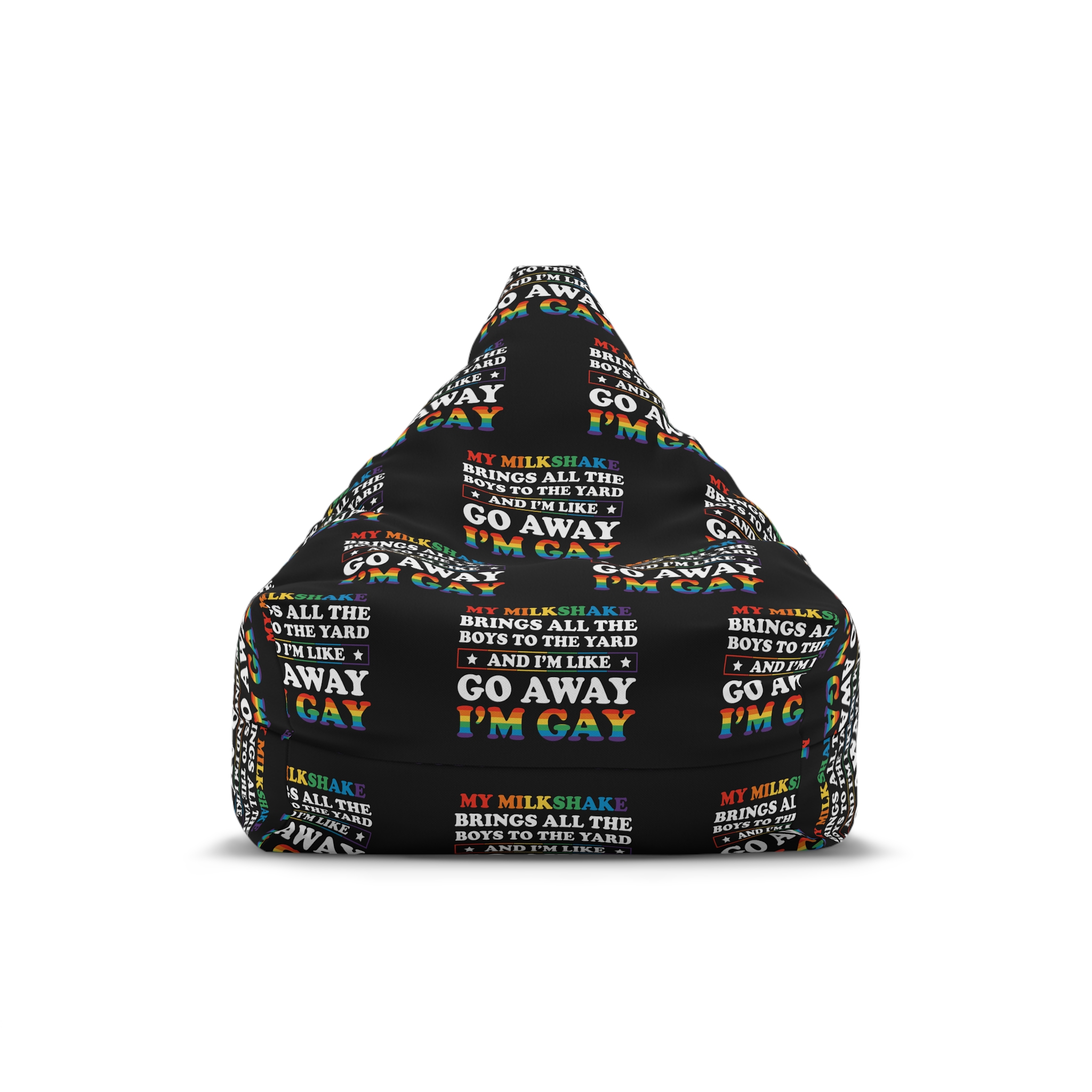 Pride Gay Lgbt Rainbow Tshirt Design Bean Bag Chair Cover